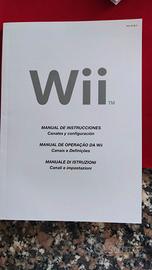 WII Manuale istruzioni canali e impostazioni 