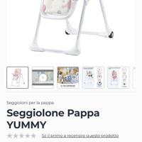 Seggiolone prima pappa