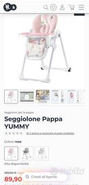 Seggiolone prima pappa
