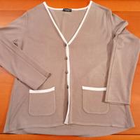 Cardigan e due canotte Morgano, tg 50