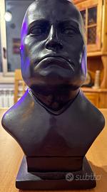 Busto scolpito benito mussolini  duce