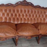 Divano in pelle vintage 