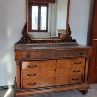 Camera da letto in radica anni 30/40