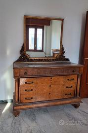 Camera da letto in radica anni 30/40