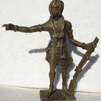 Guerriero antica scultura arte africana 204