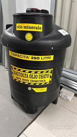 Fusto da 260 litri per olio minerale nuovo