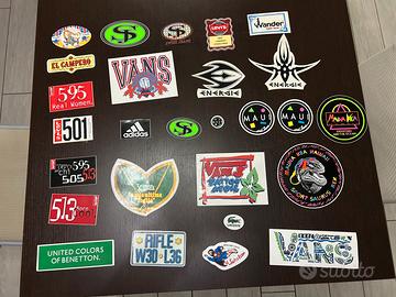 Adesivi vintage Automotive e Abbigliamento