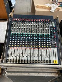 Mixer soundcraft GB2R + Mackie onyx 1640