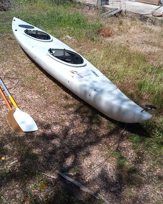 Kayak canoa biposto da mare