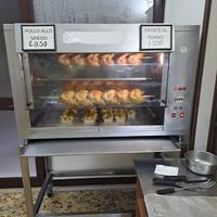 Girarrosto 36 polli con vari accessori