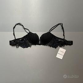 La Perla Desert Rose push-up in pizzo nero Leavers