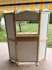 TEATRINO in legno per marionette etc..