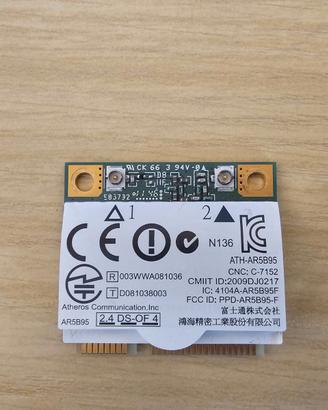 Schedina wifi Atheros - ath-ar5b95 per notebook