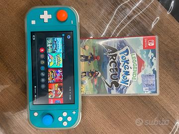 Nintendo switch + pokemon arceus+acc