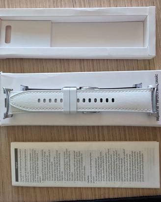 Cinturino Samsung Hybrid Band Watch8 Nuovo Bianco