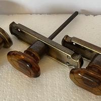 Maniglie  vintage in vetro  anni 70