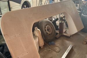 Spiaggina plancia per motoscafo in vetro