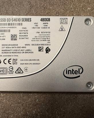 Intel 480GB SSD SATA 2.5" 6G Solid State Drive SSD