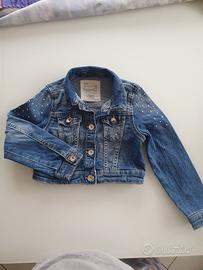 giacca jeans bambina 3/4 anni 