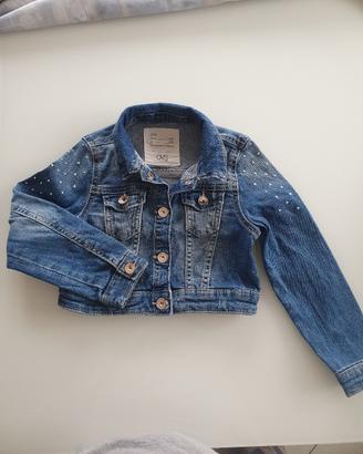 giacca jeans bambina 3/4 anni 