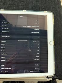 Ipad pro 12.9” 2th generazione