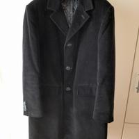 Cappotto Uomo velluto nero