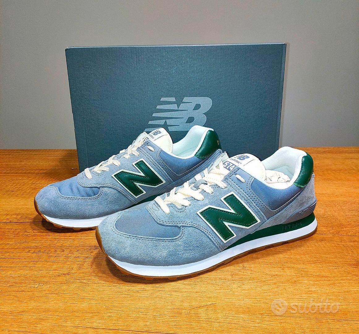 New balance shop 574 grigio verde