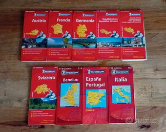 Lotto 15 cartine stradali