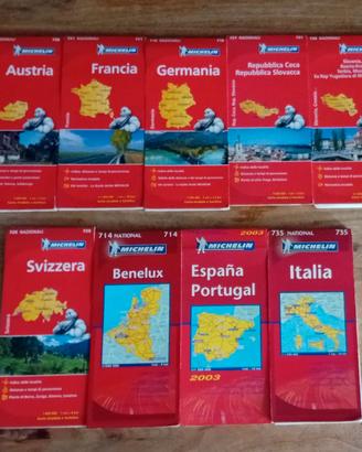 Lotto 15 cartine stradali