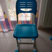 scrivania e sedia bambini 