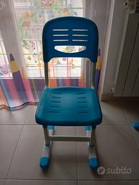 scrivania e sedia bambini 