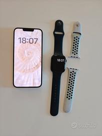 iPhone 13 + Apple Watch 8 doppio cinturino