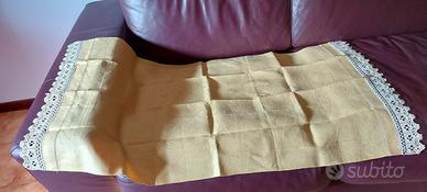 asciugamano bassetti rifinito uncinetto