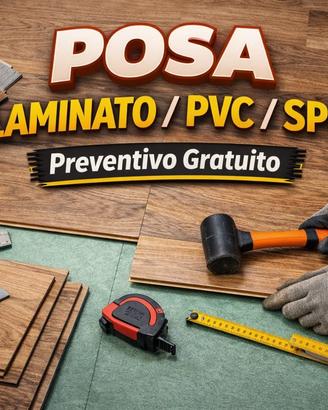 Posa pavimenti SPC, laminato e PVC – Varese