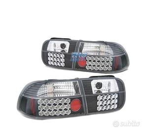 FARI LED PER HONDA CIVIC 91-95 3D NERO LED