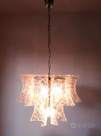 Lampadario stile VENINI anni 70