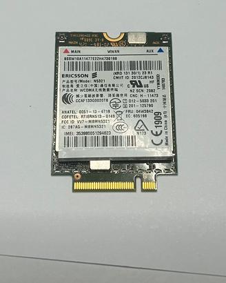 Scheda Mobile PC Ericsson N5321 x SIM 3G/4G
