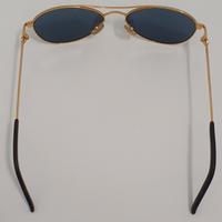 occhiali da sole Calvin Klein dorati 