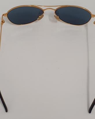 occhiali da sole Calvin Klein dorati 