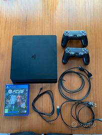 PS 4 Slim 500gb + 2 Joystick + FC26 + accessori