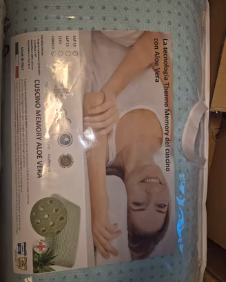 Coppia Guanciali memory foam cuscini h.13