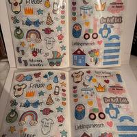 Set adesivi Baby Shower (cadauno)