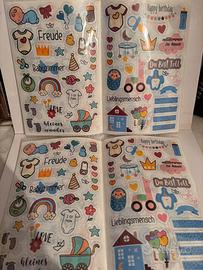 Set adesivi Baby Shower (cadauno)