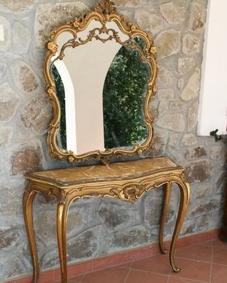 Specchio con console