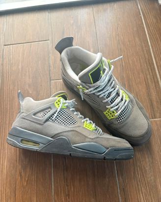 Nike Air Jordan 4 Retro SE Neon Grigie Taglia 41