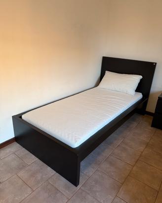 Letto MALM IKEA 90x200cm + rete + materasso