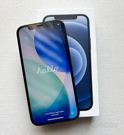Apple iPhone 12 64Gb black con scatola e cavo
