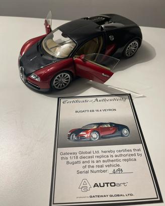 Modellino Autoart Bugatti veyron - numerata 4193