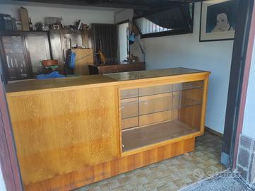 bancone negozio espositore cassa vetrina vintage 