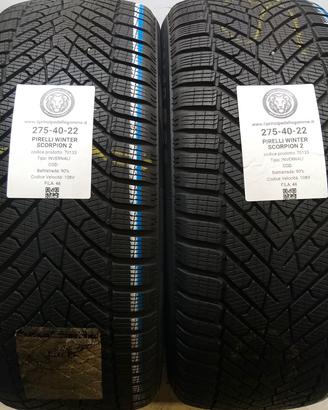 2 GOMME 275 40 22 PIRELLI A70133